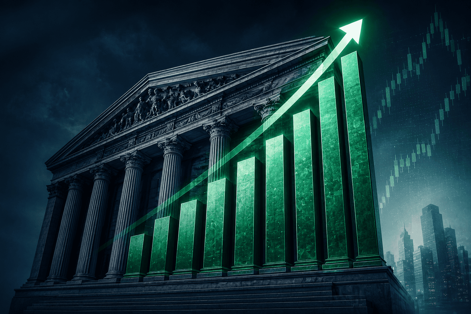 Banks and Insurers Extend Hot Streak